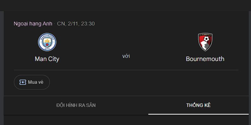 Kèo Thơm Hôm Nay Manchester City Vs Afc Bournemouth Lúc 23h30 Ngày 02/11 - Vòng Bảng Ngoại Hạng Anh 1 Đánh giá phong độ gần đây của Manchester City vs AFC Bournemouth