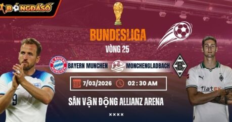Soi Kèo Bayern Munchen Vs Monchengladbach 02h30 Ngày 07/03 - Vòng 25 Bundesliga 1 Soi Kèo Bayern Munchen Vs Monchengladbach 02h30 Ngày 07/03 – Vòng 25 Bundesliga